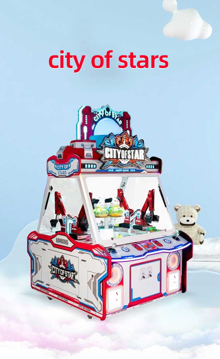City Of Star 4 Players Toy Grabber Claw Machine Detail1