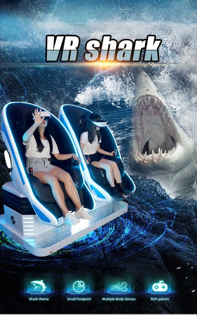 VR Shark 9D Virtual Reality Egg Chair Detail1