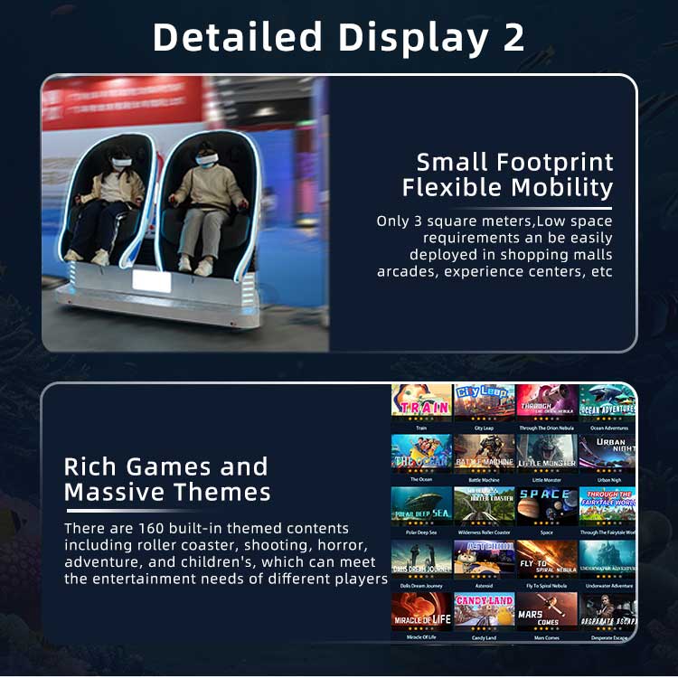 VR Shark 9D Virtual Reality Egg Chair Detail4