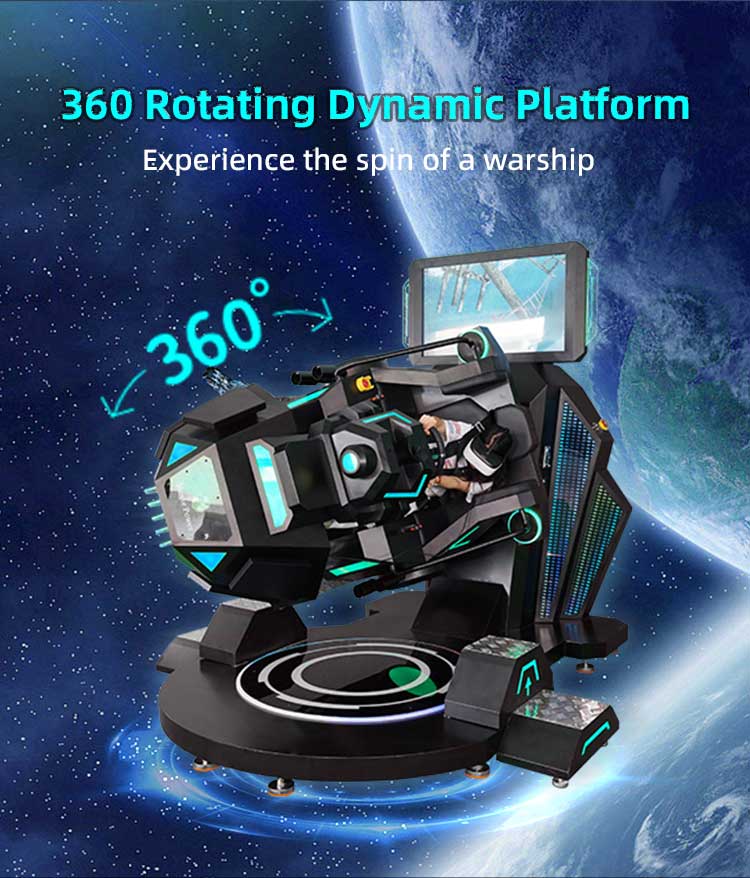 VR Star Warship 360 Simulator Driving Arcade Detail3