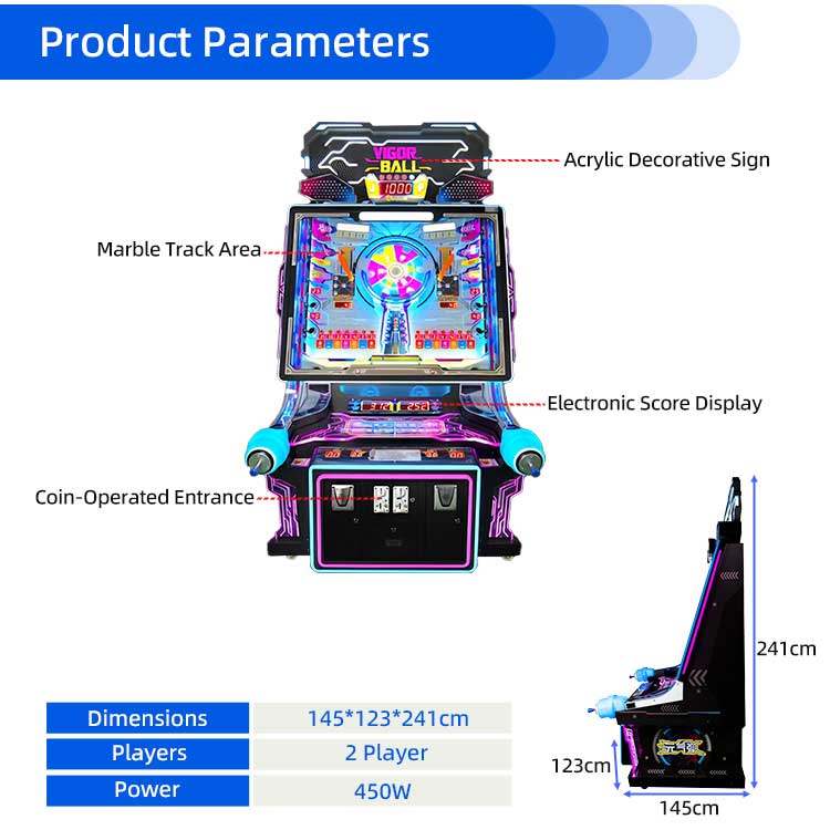 Vigor Ball Ticket Redemption Arcade Games Detail2
