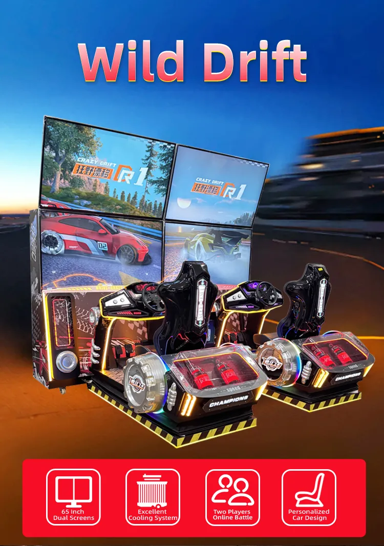 2 player racing arcade machine supplier