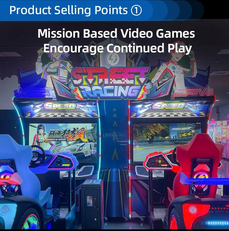 2 fabricante de máquinas de juegos de carreras de reproductores