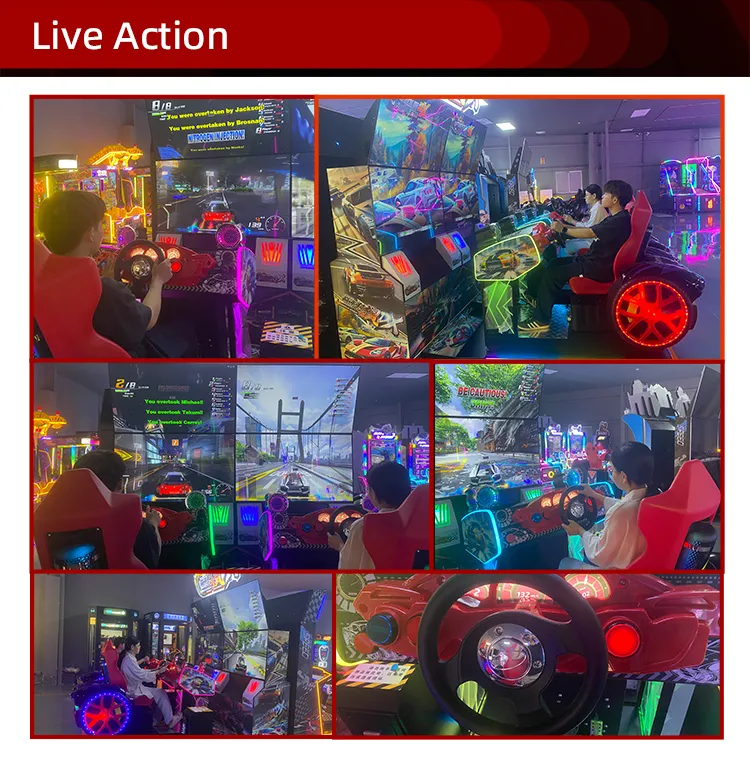 arcade racing game machine supplier