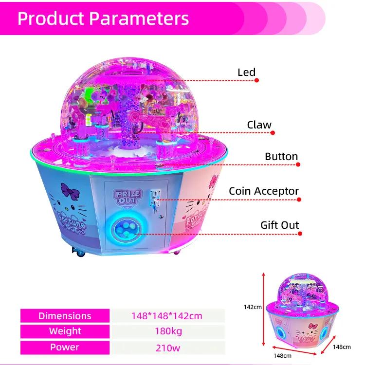 claw crane game machine manufacturer