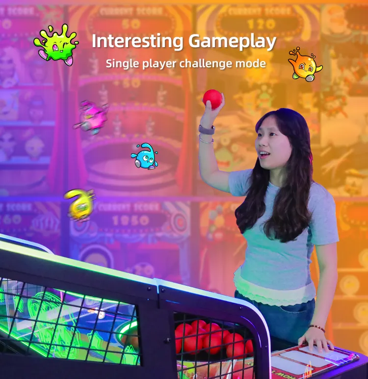 ball throwing arcade game Supplier
