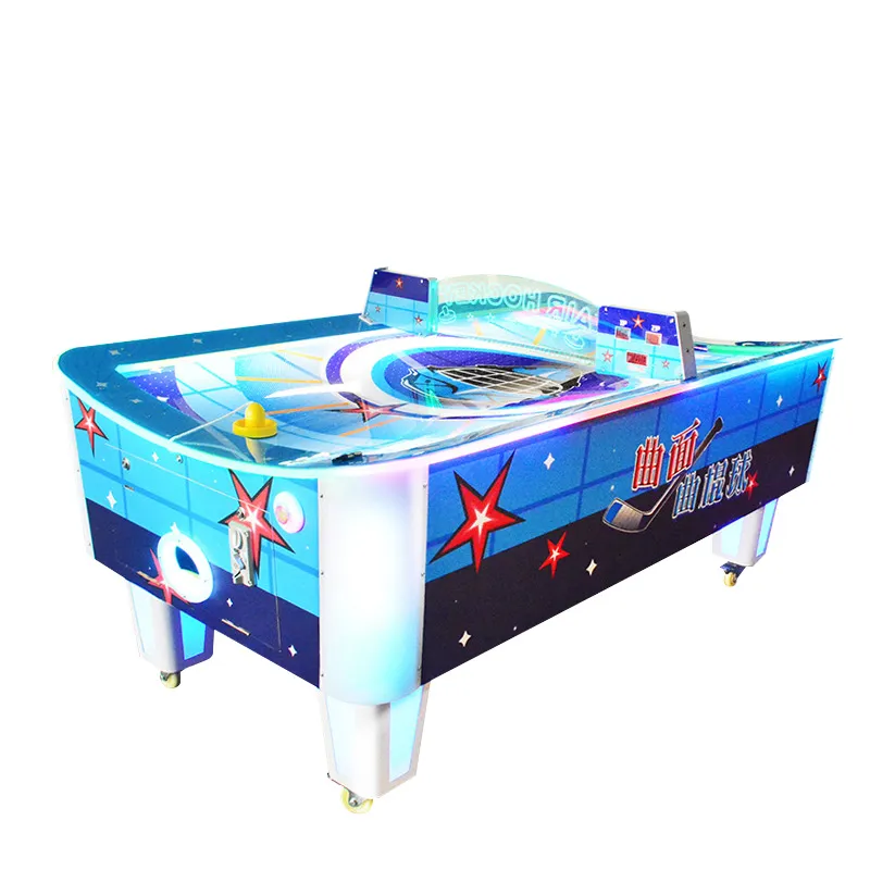 curved air hockey table