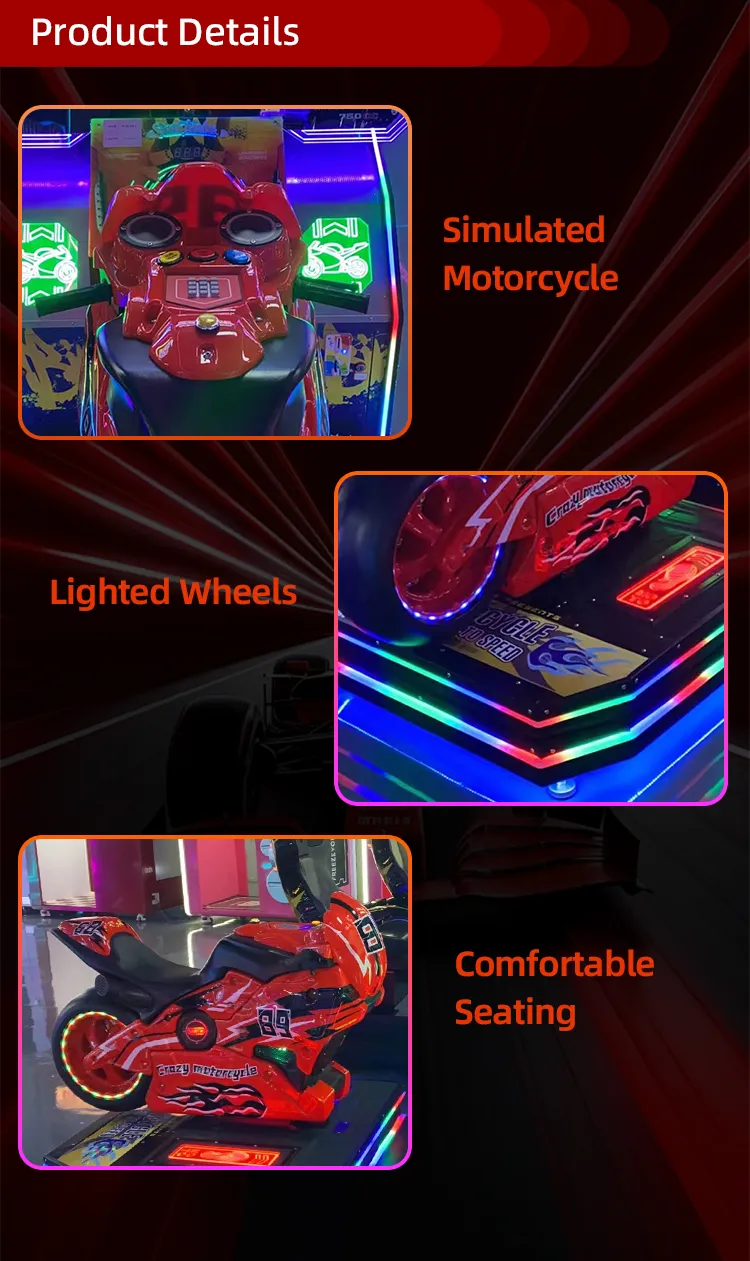 motorcycle arcade game supplier