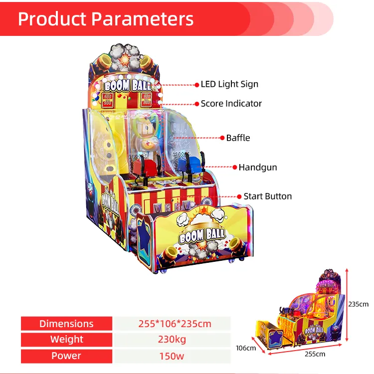 ticket redemption arcade games manufacturer