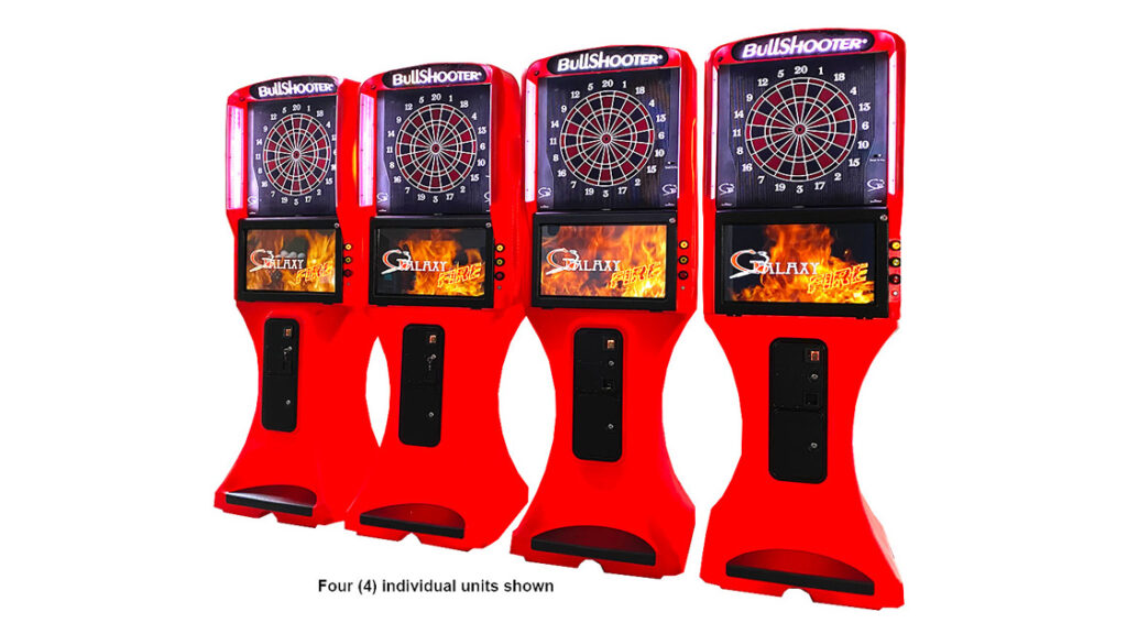 LED Glowing Dart Board Arcade Game