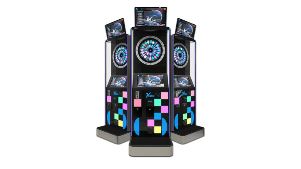 VDarts 3L Commercial Electronic Dart Board Arcade Full Cabinet