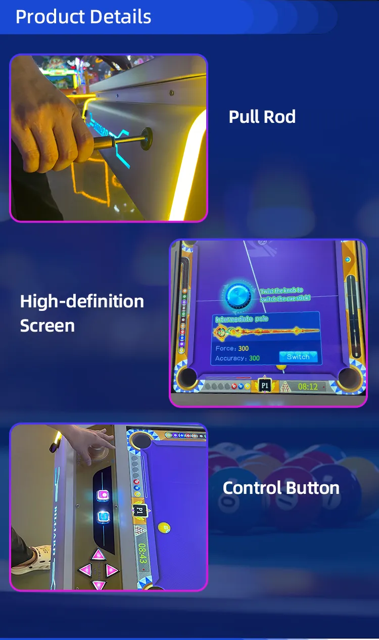 billiards arcade game supplier
