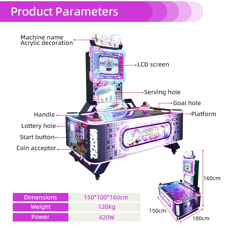 mini arcade air hockey table Manufacturers