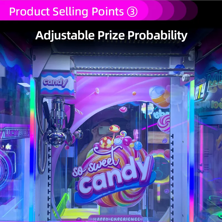arcade candy claw machine supplier