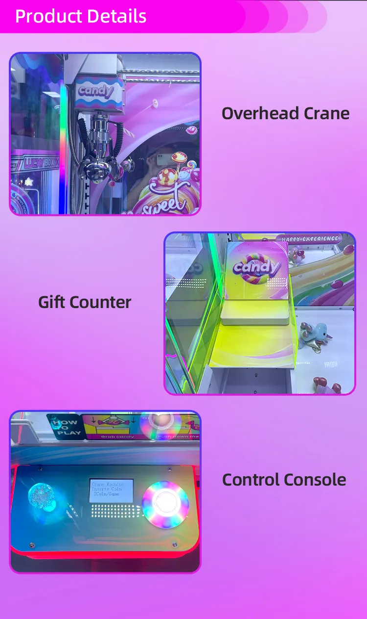 arcade candy claw machine supplier1