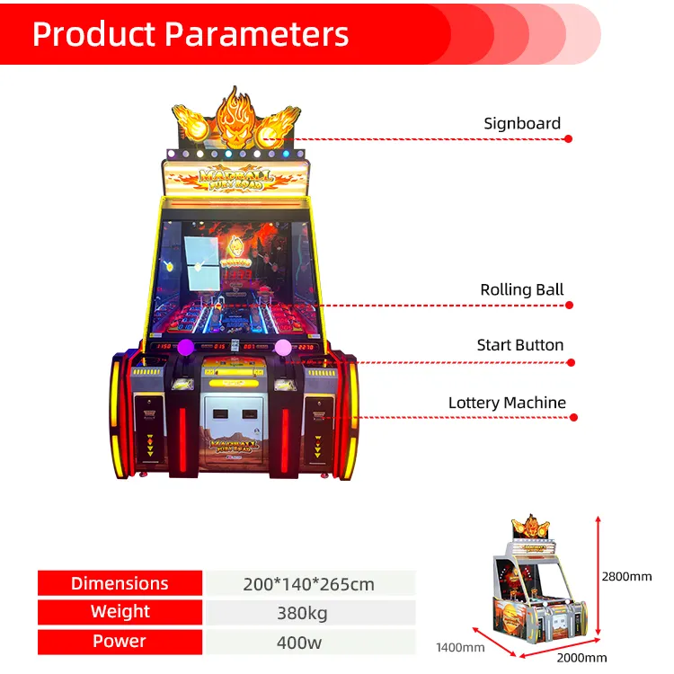 ball rolling arcade game