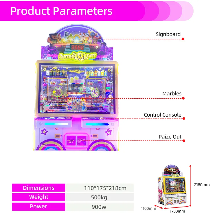 arcade pusher machine
