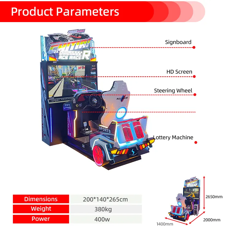 driving arcade machine