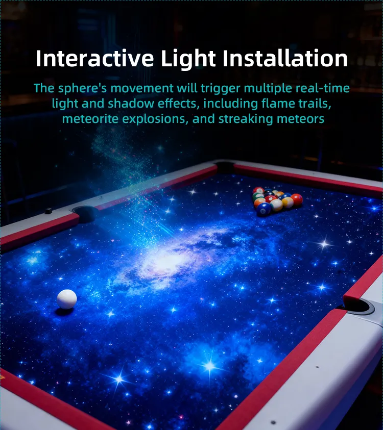 interactive pool table projector