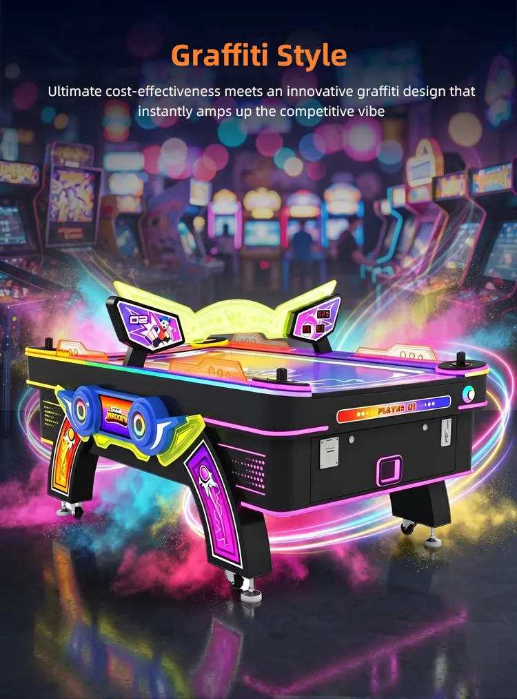 Flash Hockey air hockey arcade machine detail