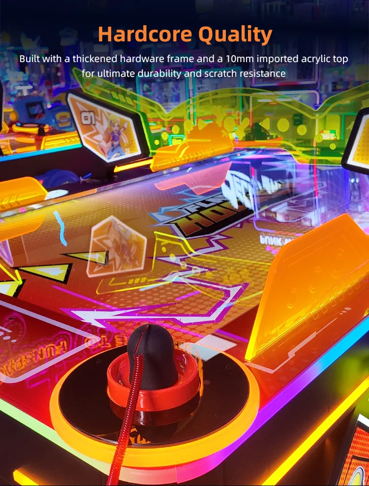 Flash Hockey arcade air hockey table detail