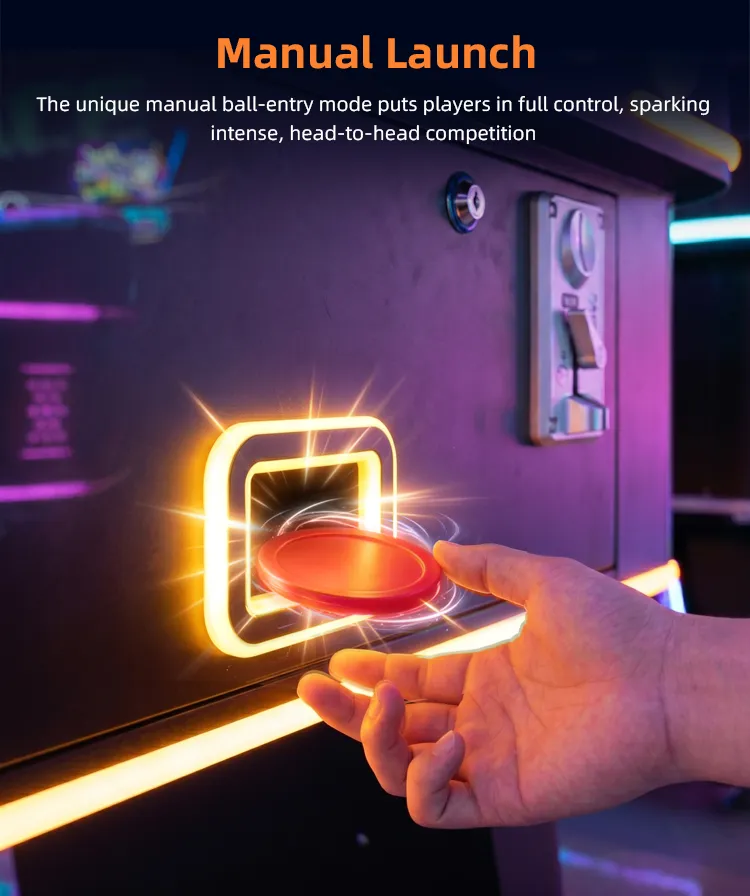 Flash Hockey table hockey arcade game detail