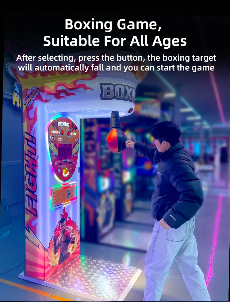 arcade game punching bag