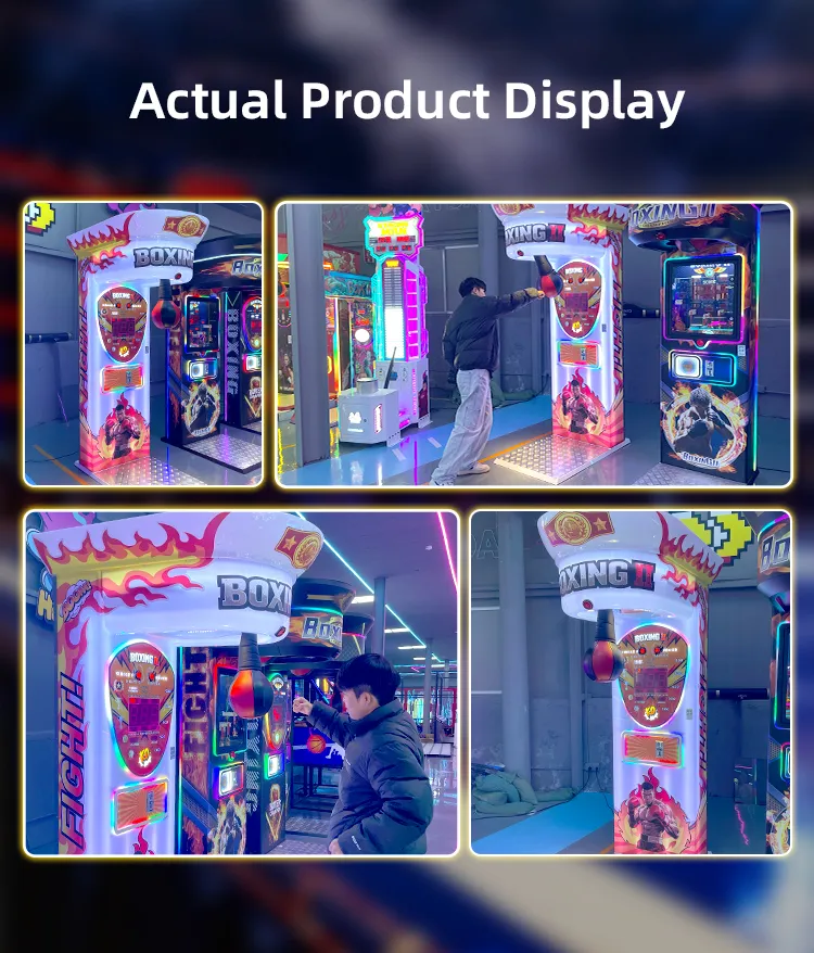 coin operated punching bag machine