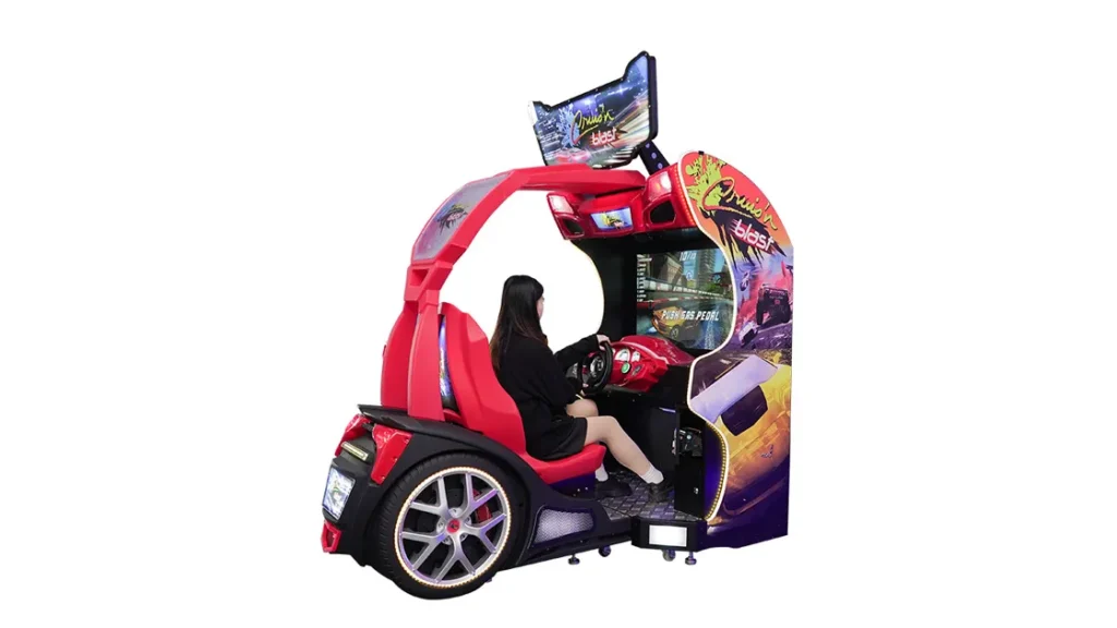 Types de machines d'arcade de course - Classification par genre de contrôle - Machines de jeux d'arcade de course automobile (Classique)