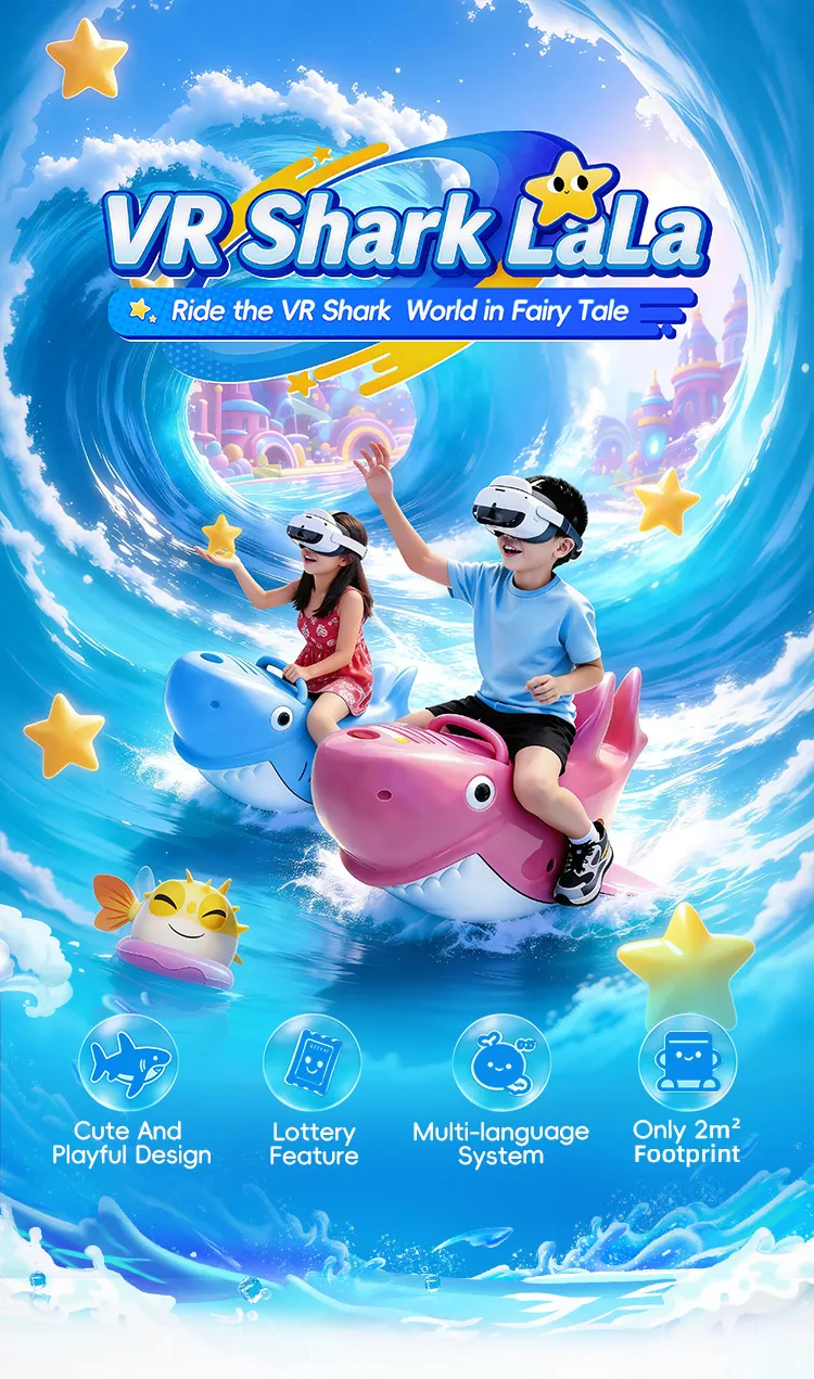 Máquina de arcade VR Shark Lala VR