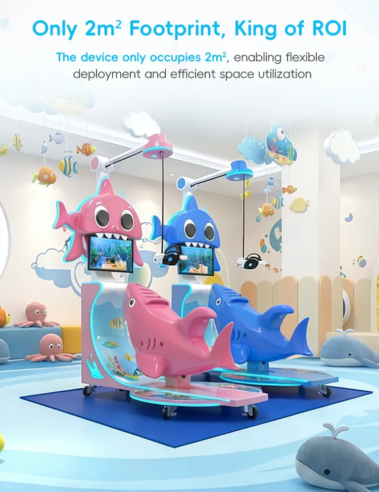 Passeio VR Shark Lala em passeios infantis