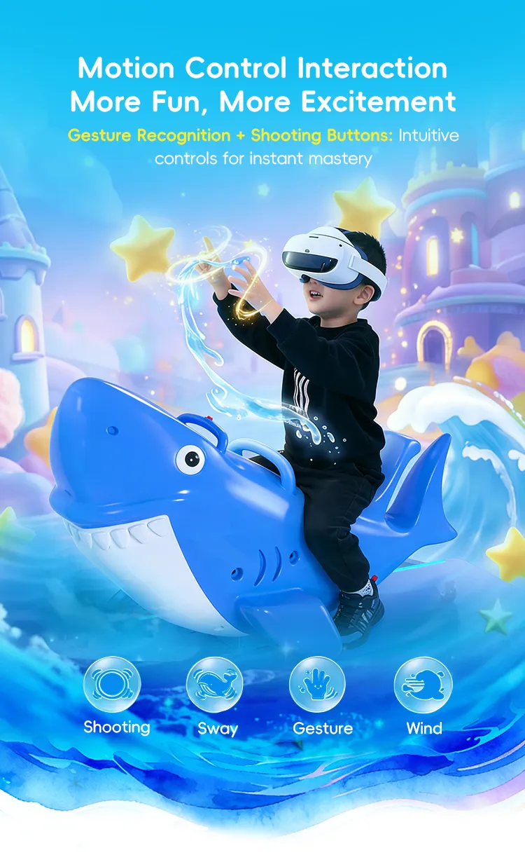 Máquina de jogo VR Shark Lala vr 9d