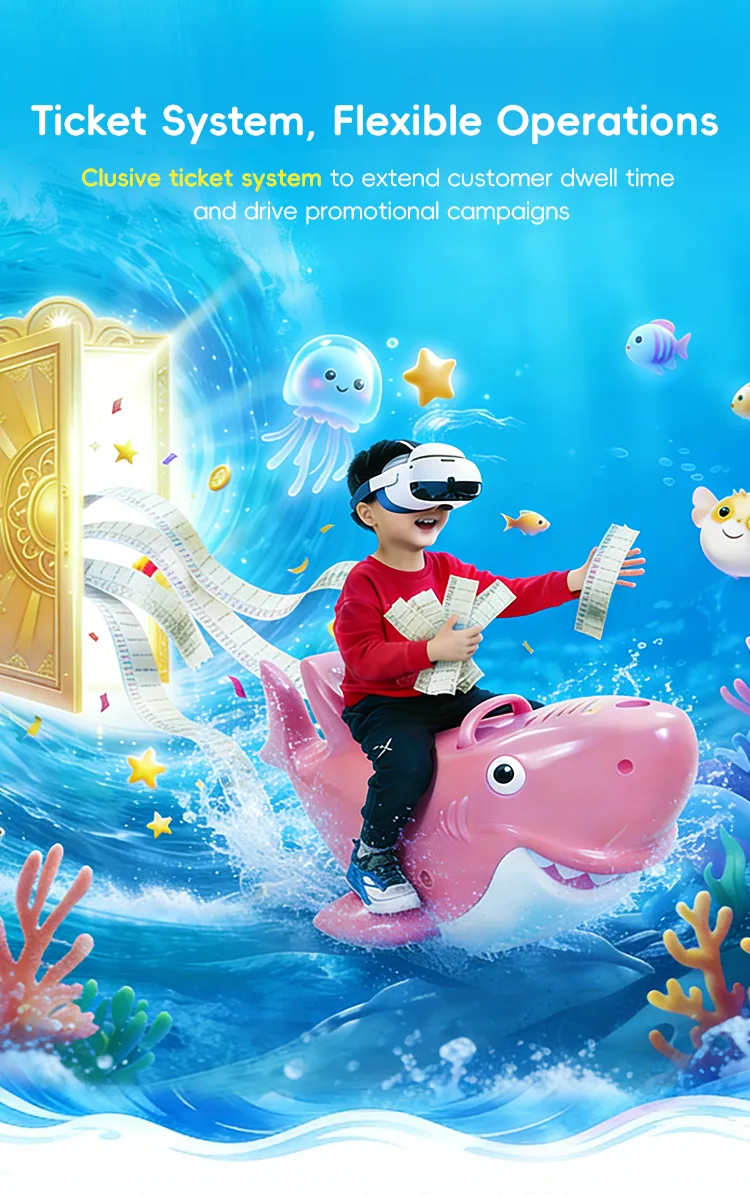 Máquinas de realidade virtual VR Shark Lala