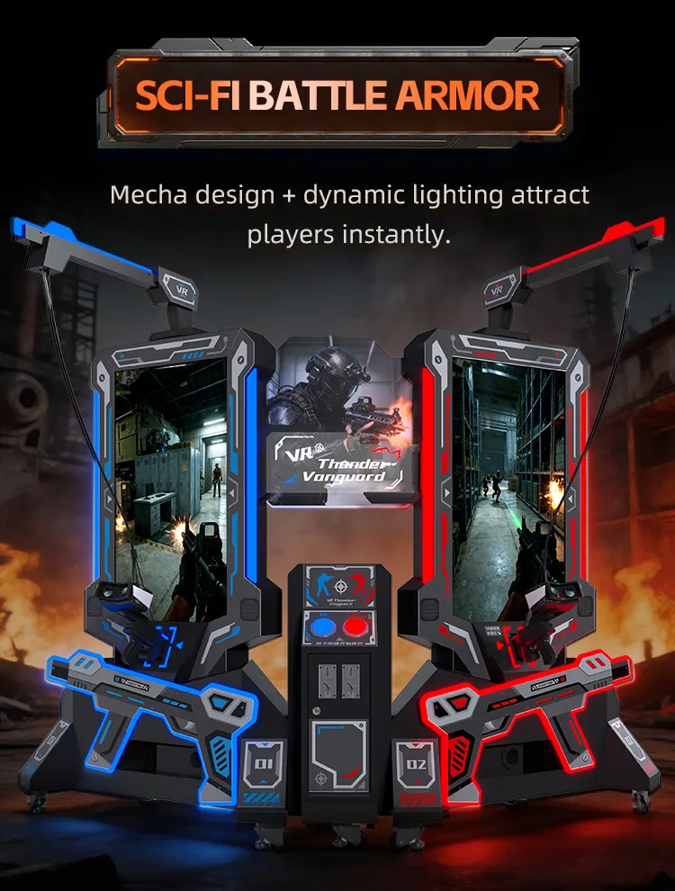 VR Thunder Vanguard Waffen-Arcade-Automat