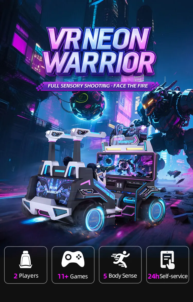 Juegos arcade de pistola VR Neon Warrior vr