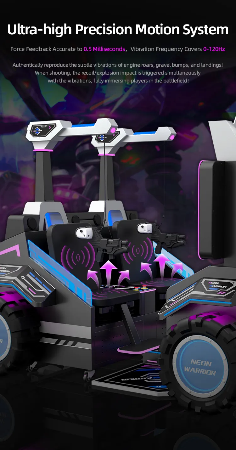 Máquina de juego de realidad virtual VR Neon Warrior