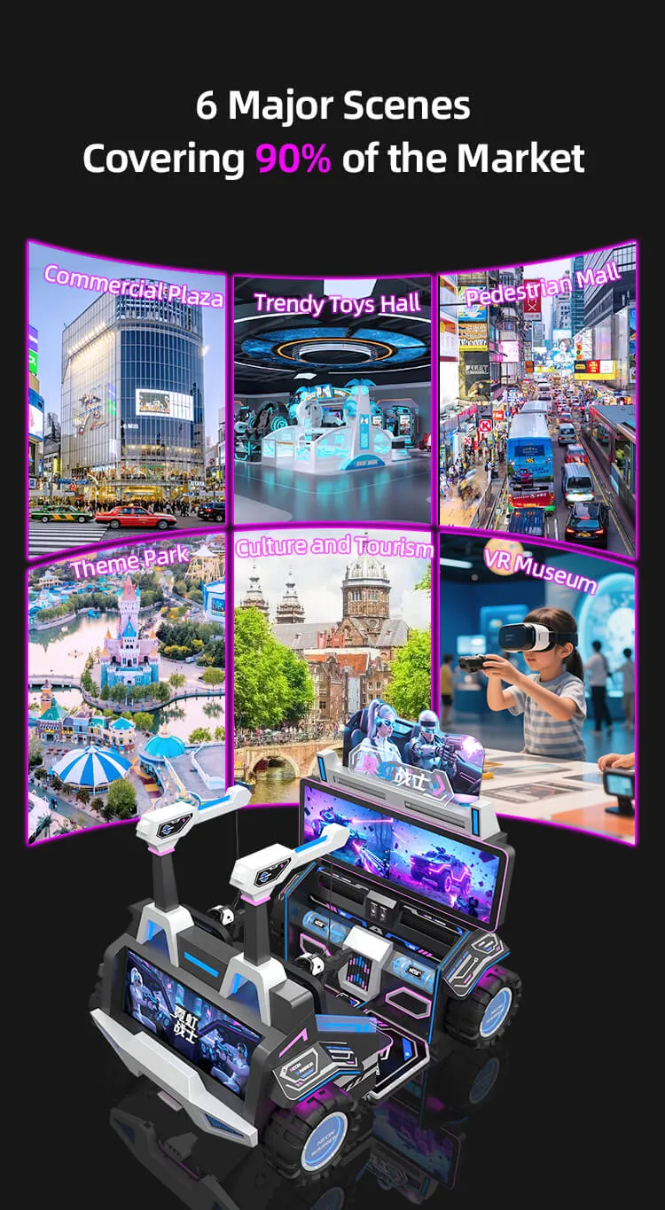 Sistemas de juegos VR comerciales VR Neon Warrior