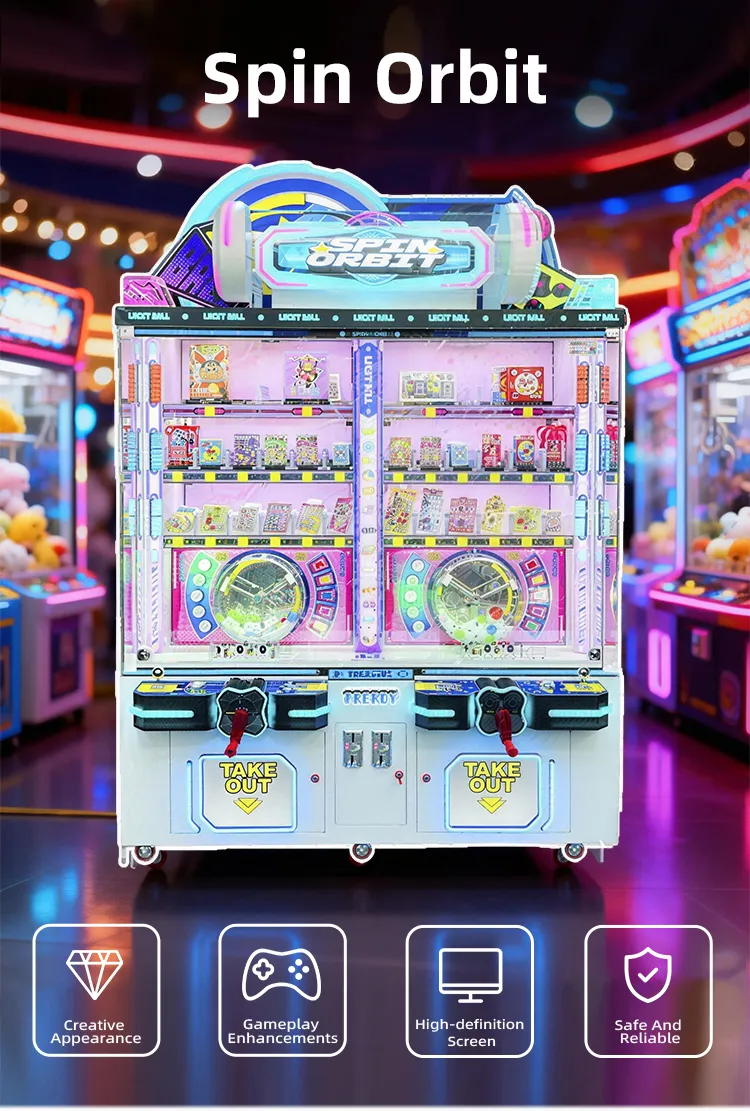 Máquina de jogo de resgate de prêmios Spin Orbit