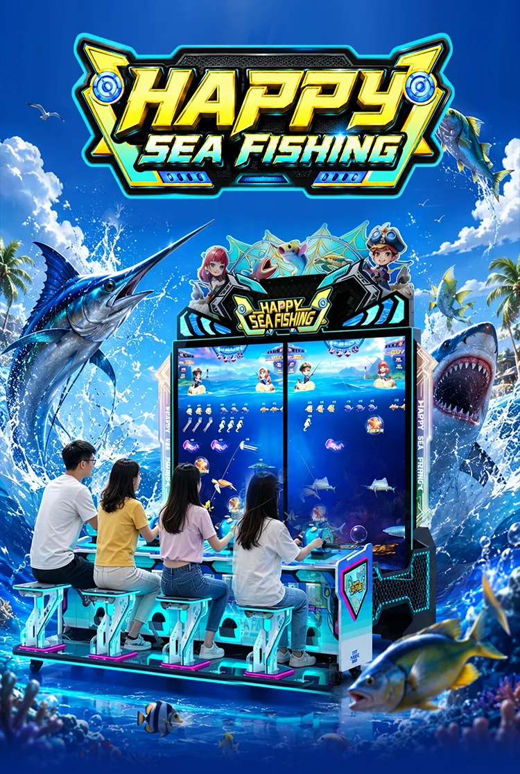 happy sea fishing arcade fishing game machine details