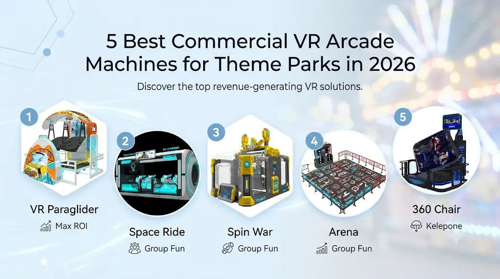5 Best Commercial VR Arcade Machines for Theme Parks