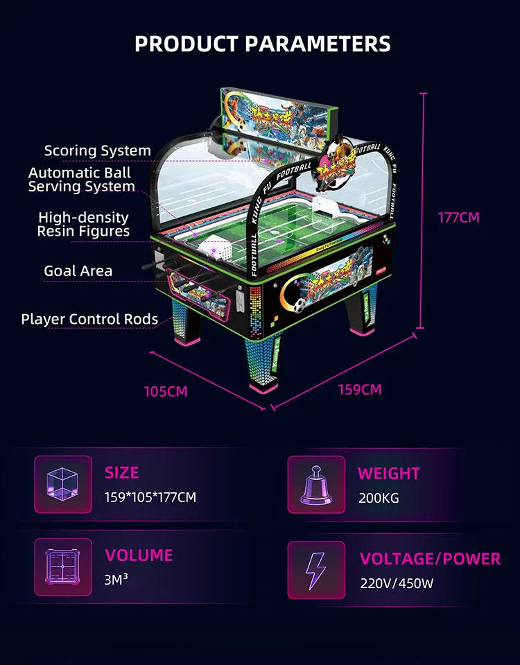 Football Moment foosball machine detail