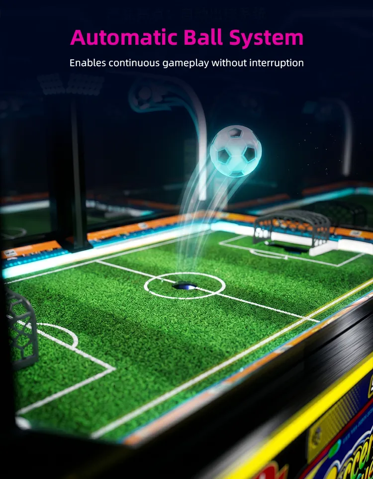Football Moment commercial foosball table detail