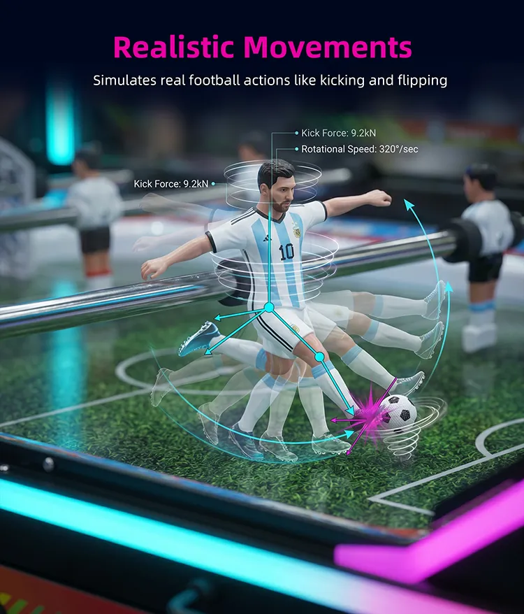 Football Moment indoor soccer table detail