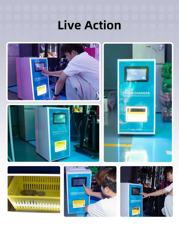 Tabletop token exchange vending machine for arcade centers detail3