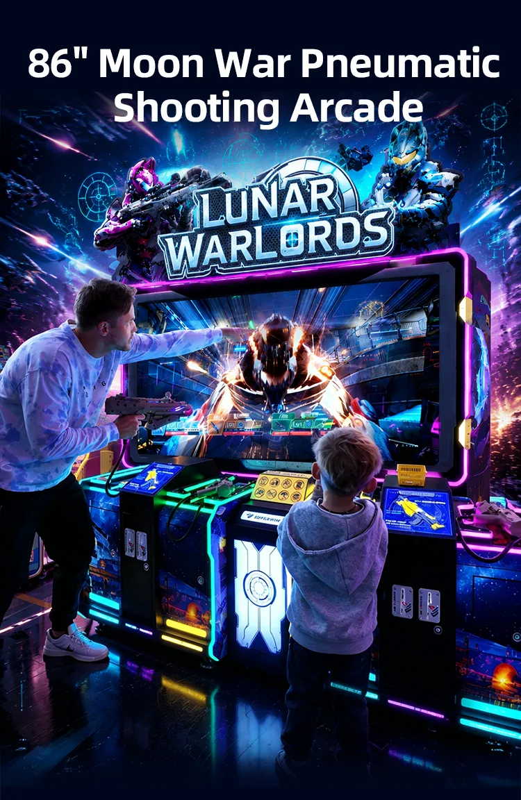 Señores de la guerra lunares 4 player stand up arcade detail