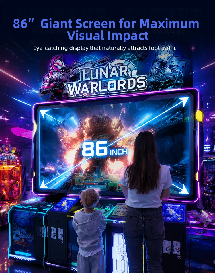 Lunar Warlords arcade machine gun games