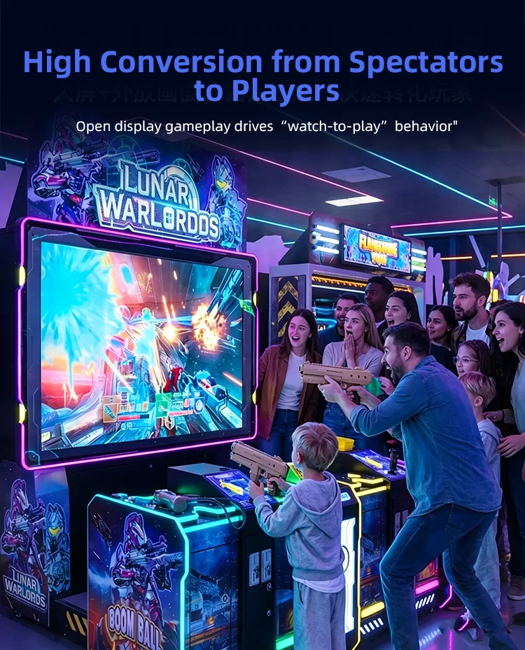 Lunar Warlords shooting arcade games for sale