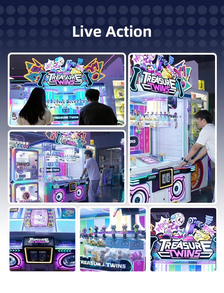 Gemelos del tesoro 2 Players gift arcade machine detail