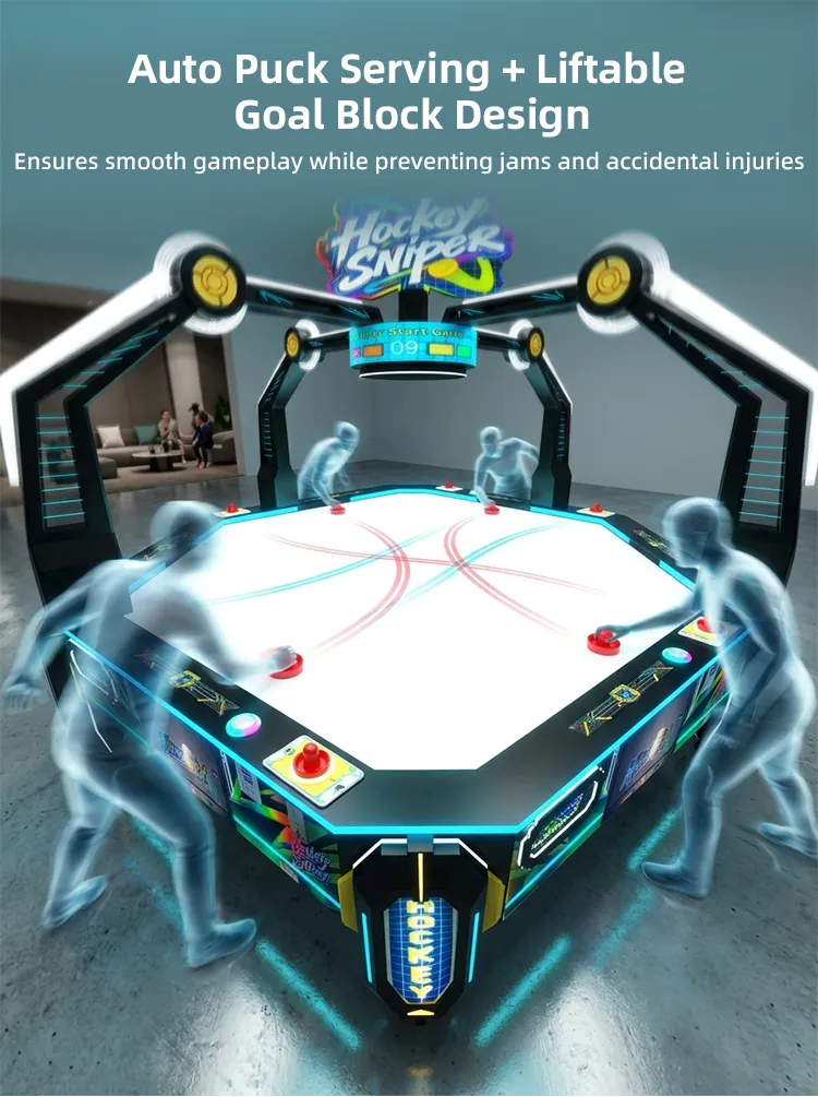 Hocky Sniper air hockey arcade game detail