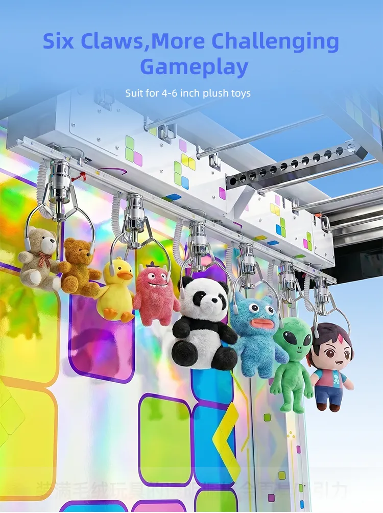 Big Six Multi-claw crane machine game detail